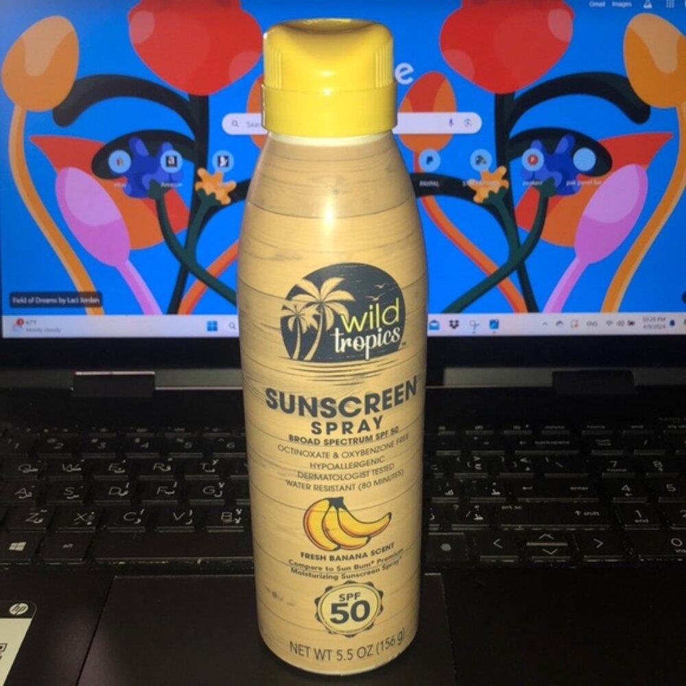 Wild Tropical Banana Scented Sunscreen